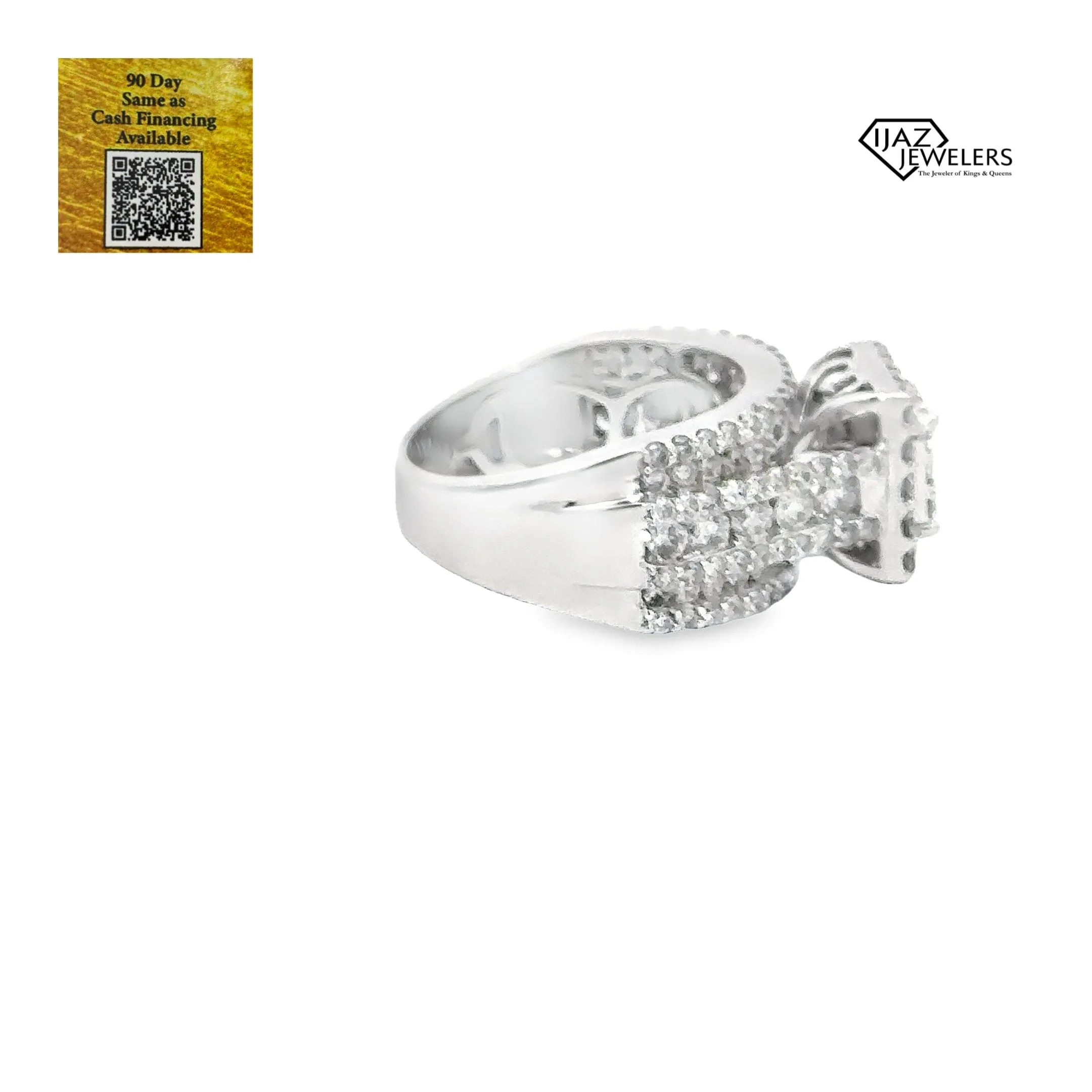 10K White Gold 2.87 CTW Ladies Wedding Ring