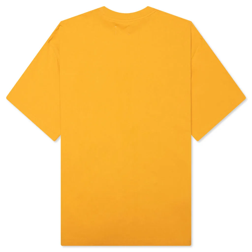 B-Summer Embroidery Box Tee - Yellow