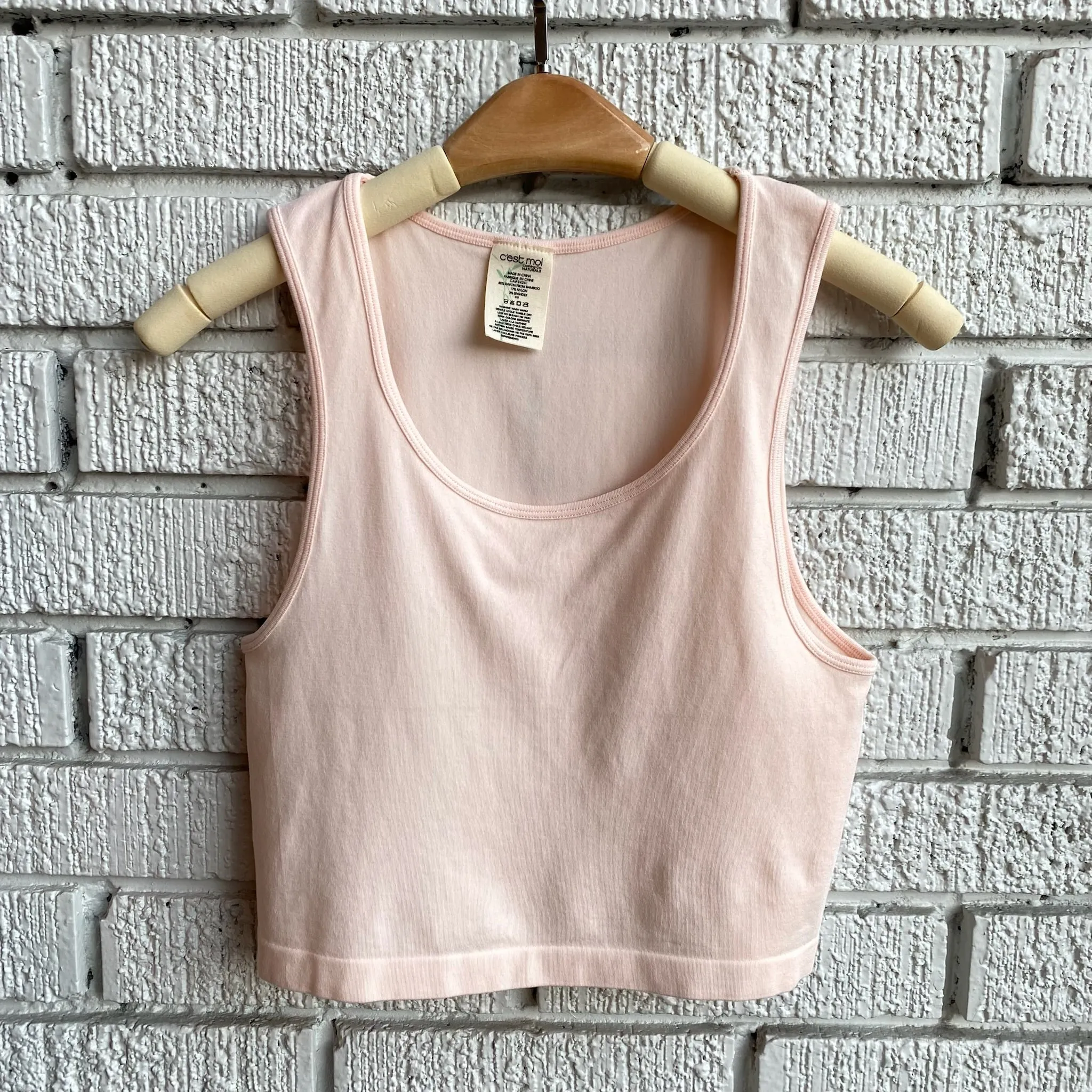 Bamboo Crop Tank Top