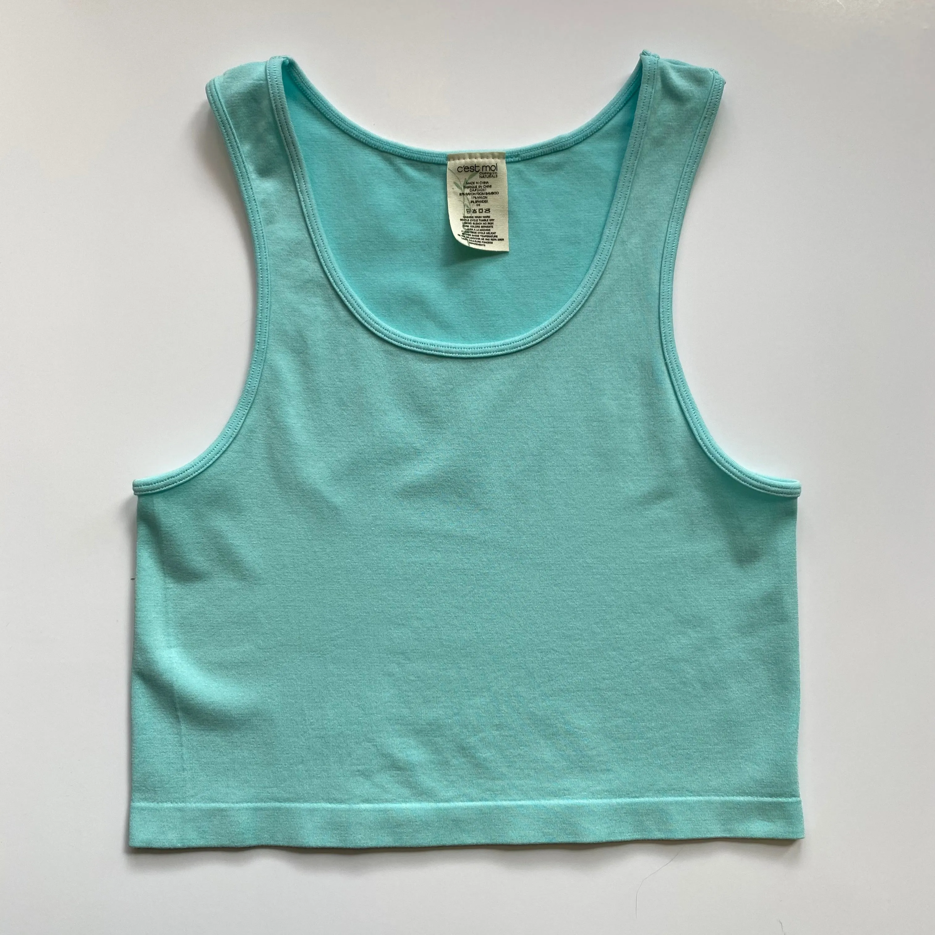 Bamboo Crop Tank Top