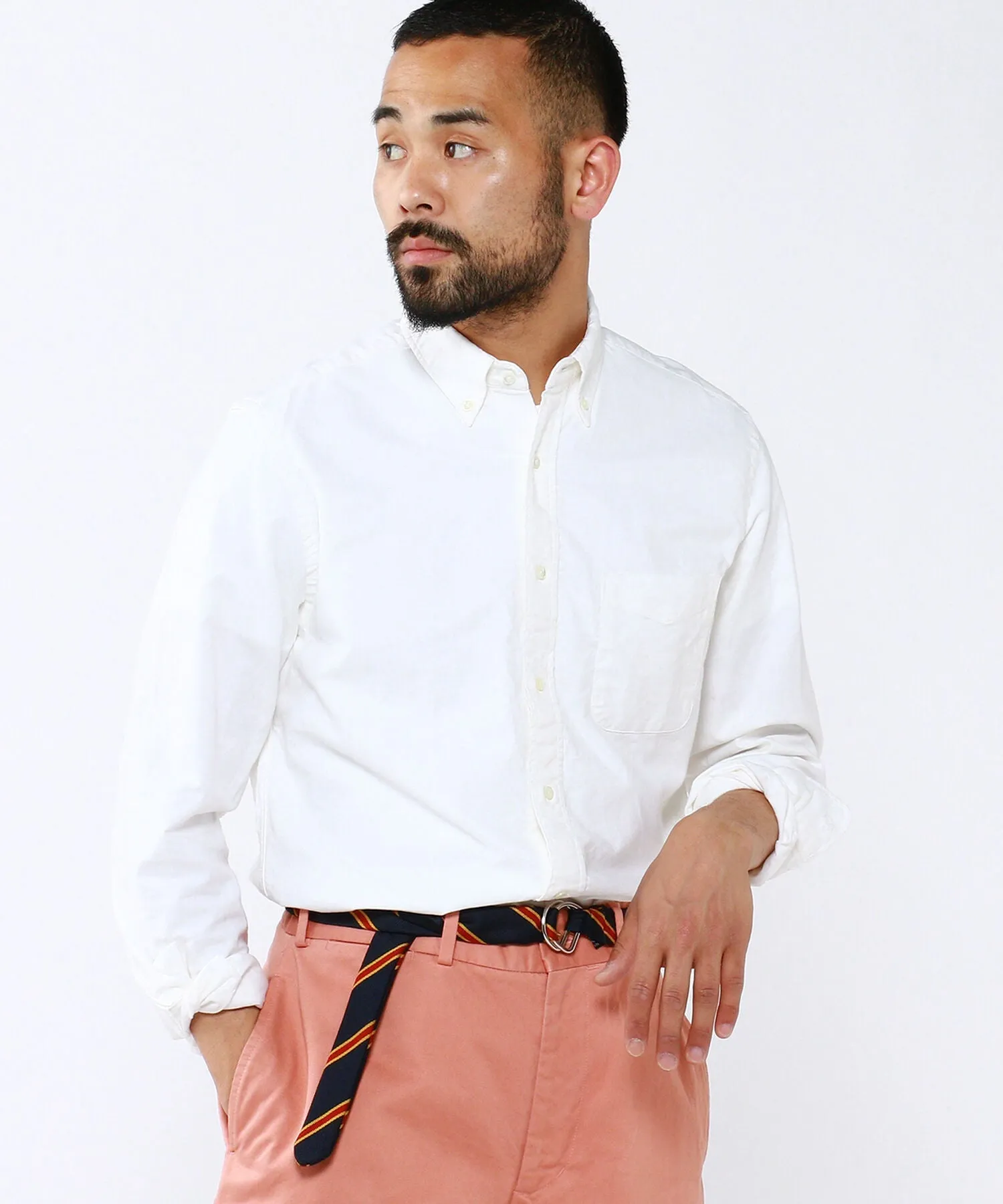 BEAMS PLUS B.D. Oxford Shirt White