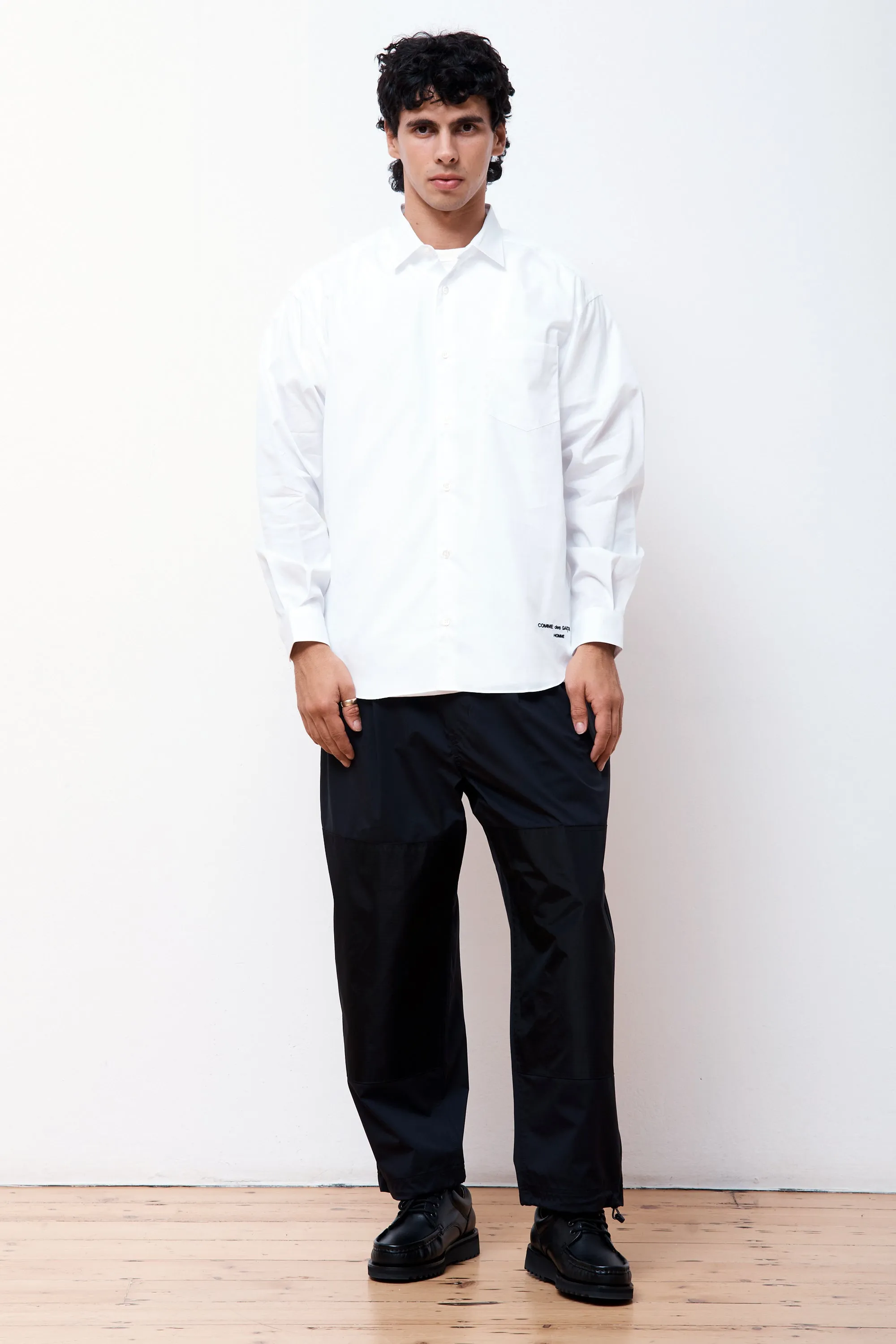 Belted Technical Pant Black