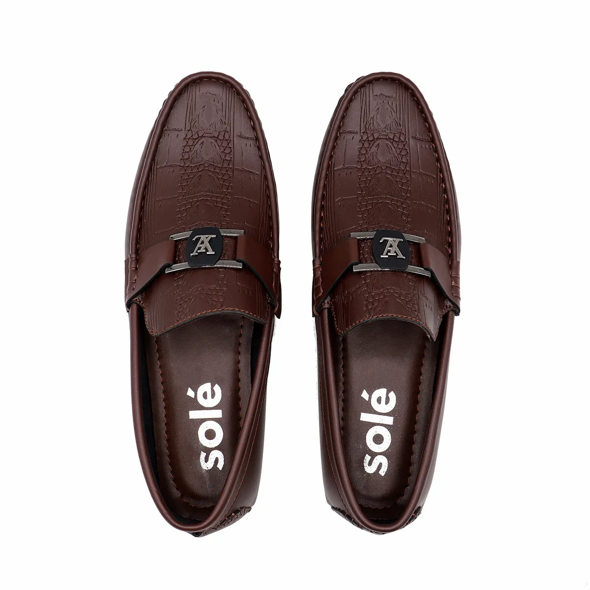 Brown Casual Slip On  165096