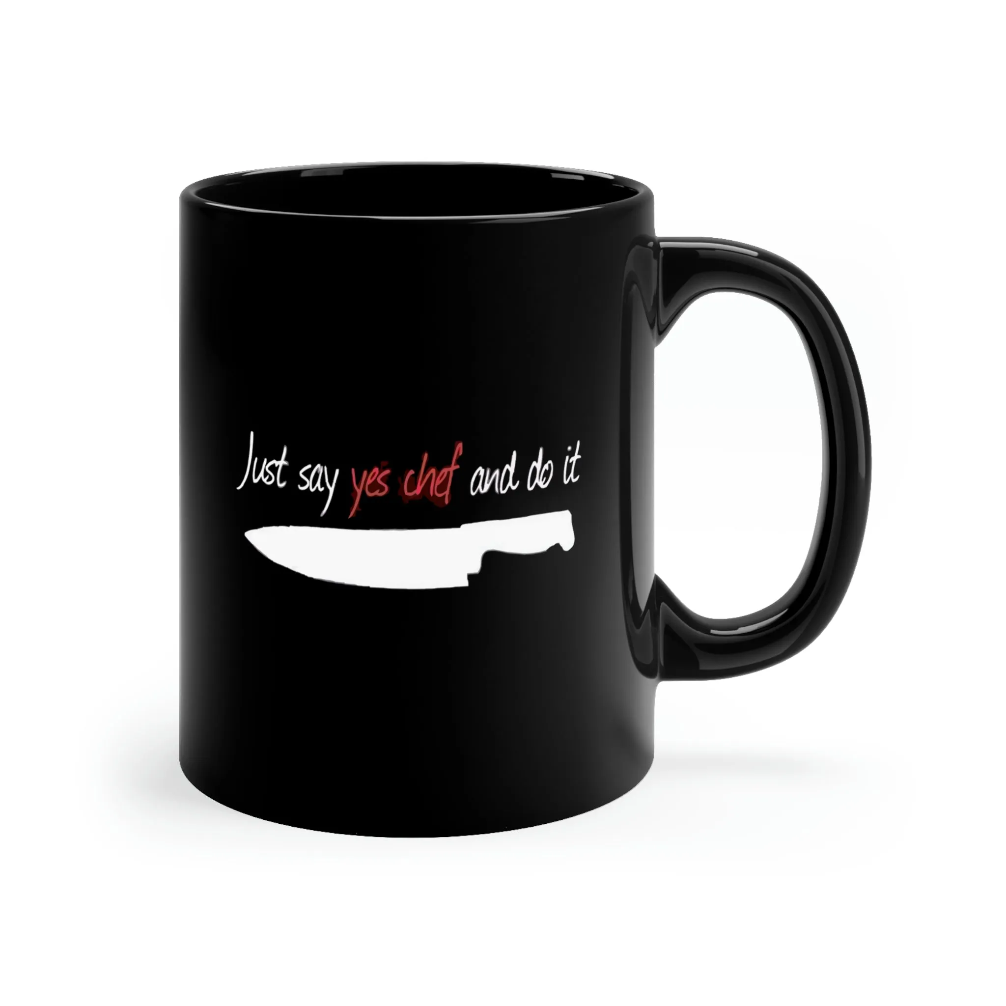 Chef Black Mug Design