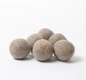 De Kulture Handmade Premium Grey Brown Dry Ball Eco Friendly Needle Felted Stuffed Ideal for Home Office Decoration Holiday Decor, 2x4x2.5 (LWH) Inches