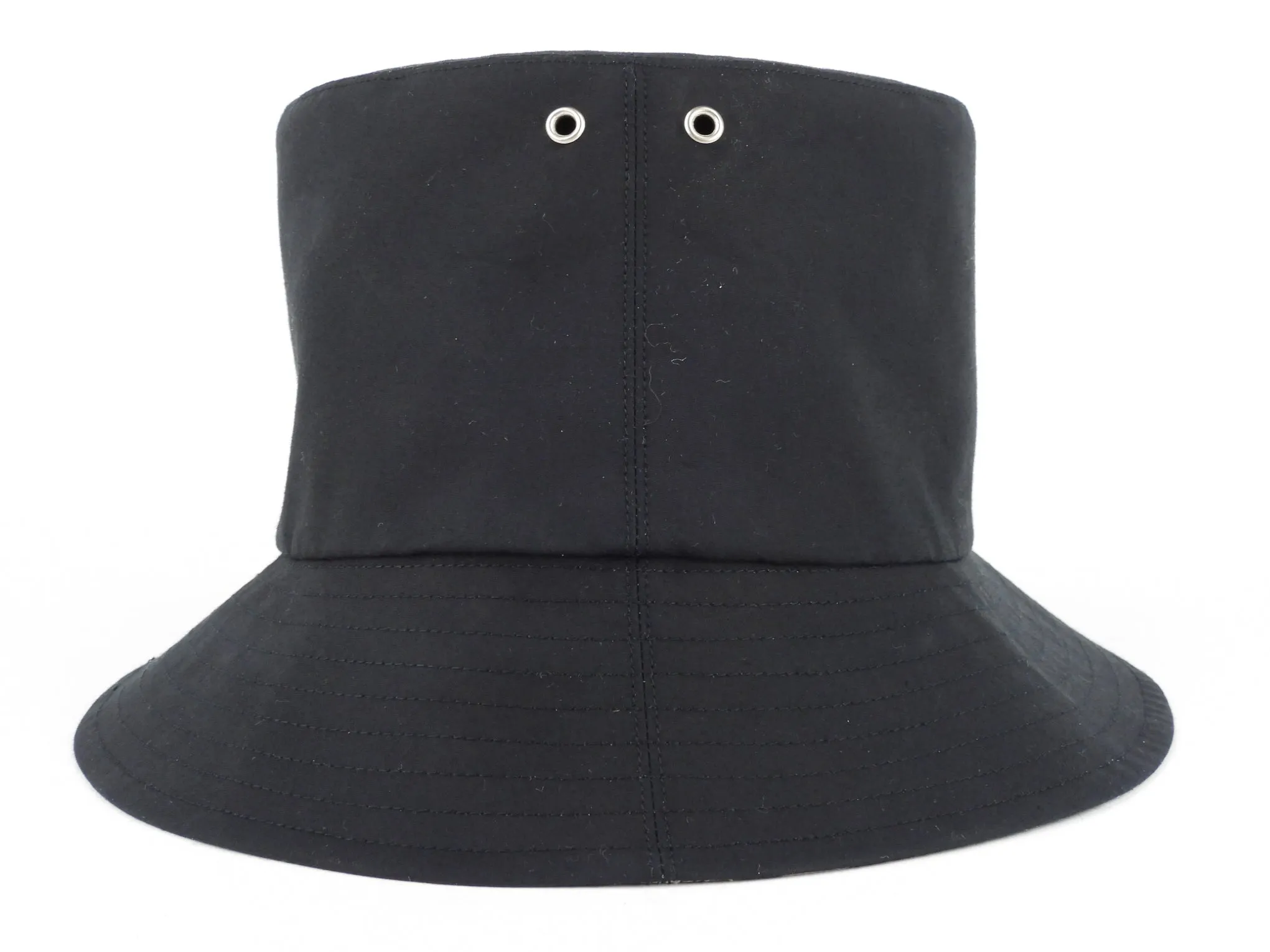 Dior Black Nylon and Oblique Monogram Jacquard Canvas Reversible Bucket Hat Full Set