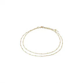 Elka Gold Plated Ankle Chain