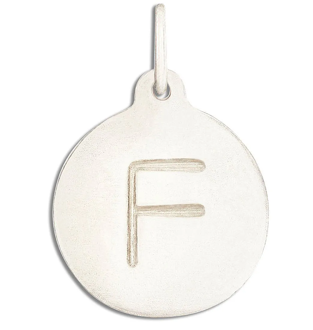 F Alphabet Charm