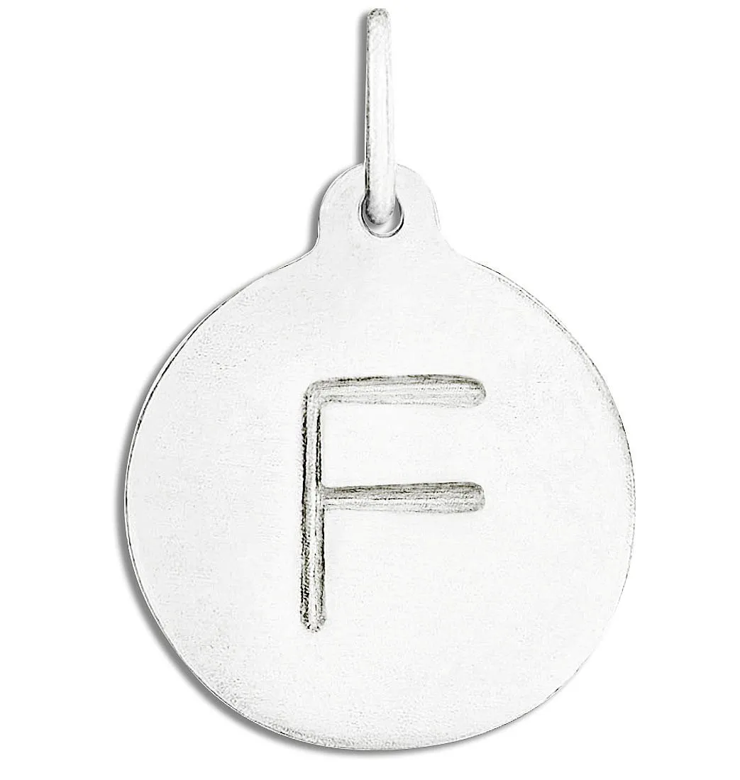 F Alphabet Charm