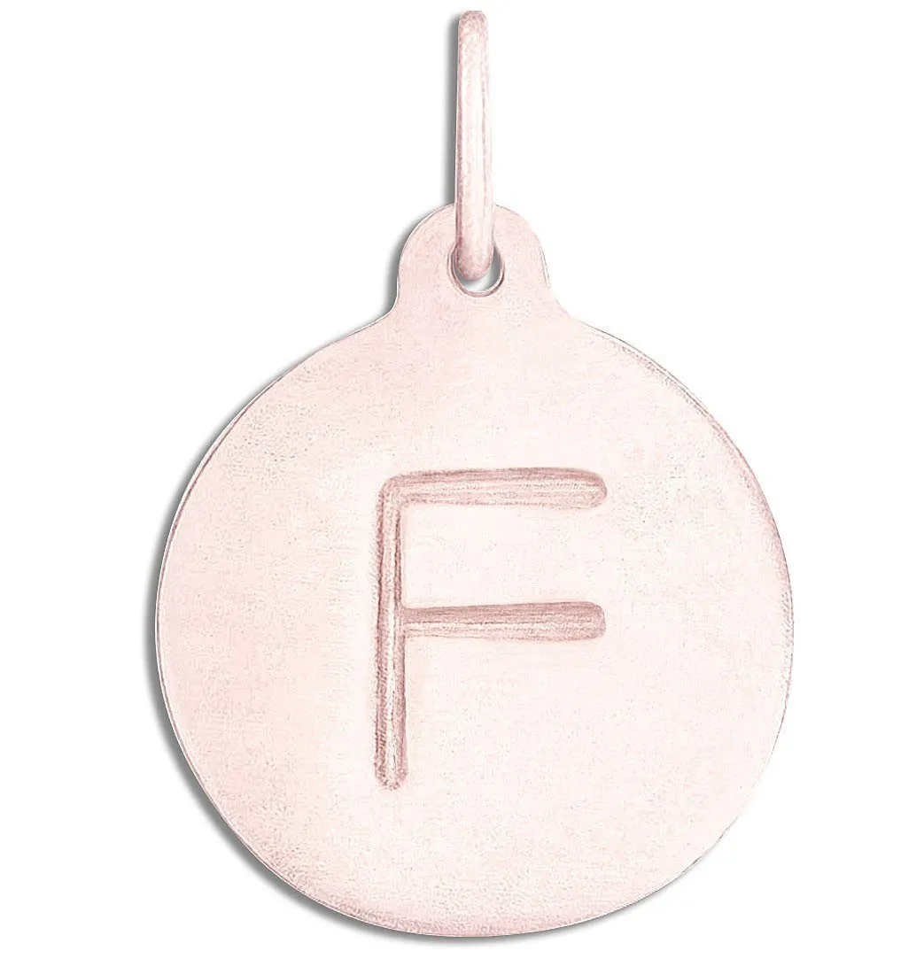 F Alphabet Charm