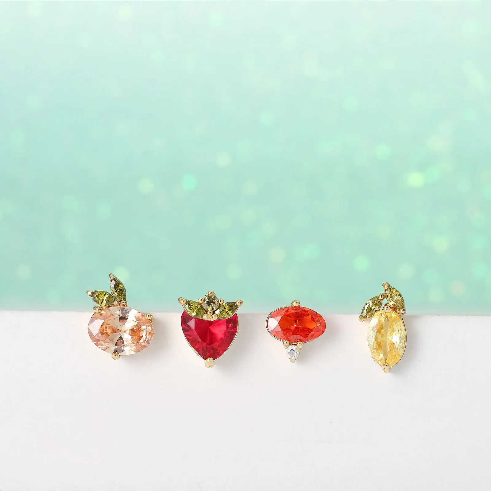 Fruit Stud Earrings Set