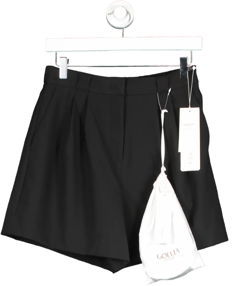 Goelia Black Loose A Line Shorts With Belt UK 8