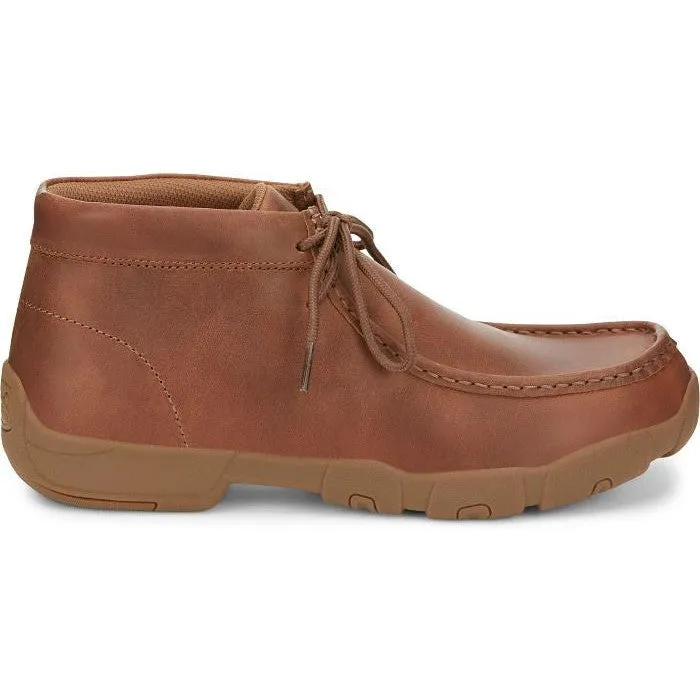 Justin Men's Cappie 4" Moc Toe Western Work Shoe -Sand Tan- SE241