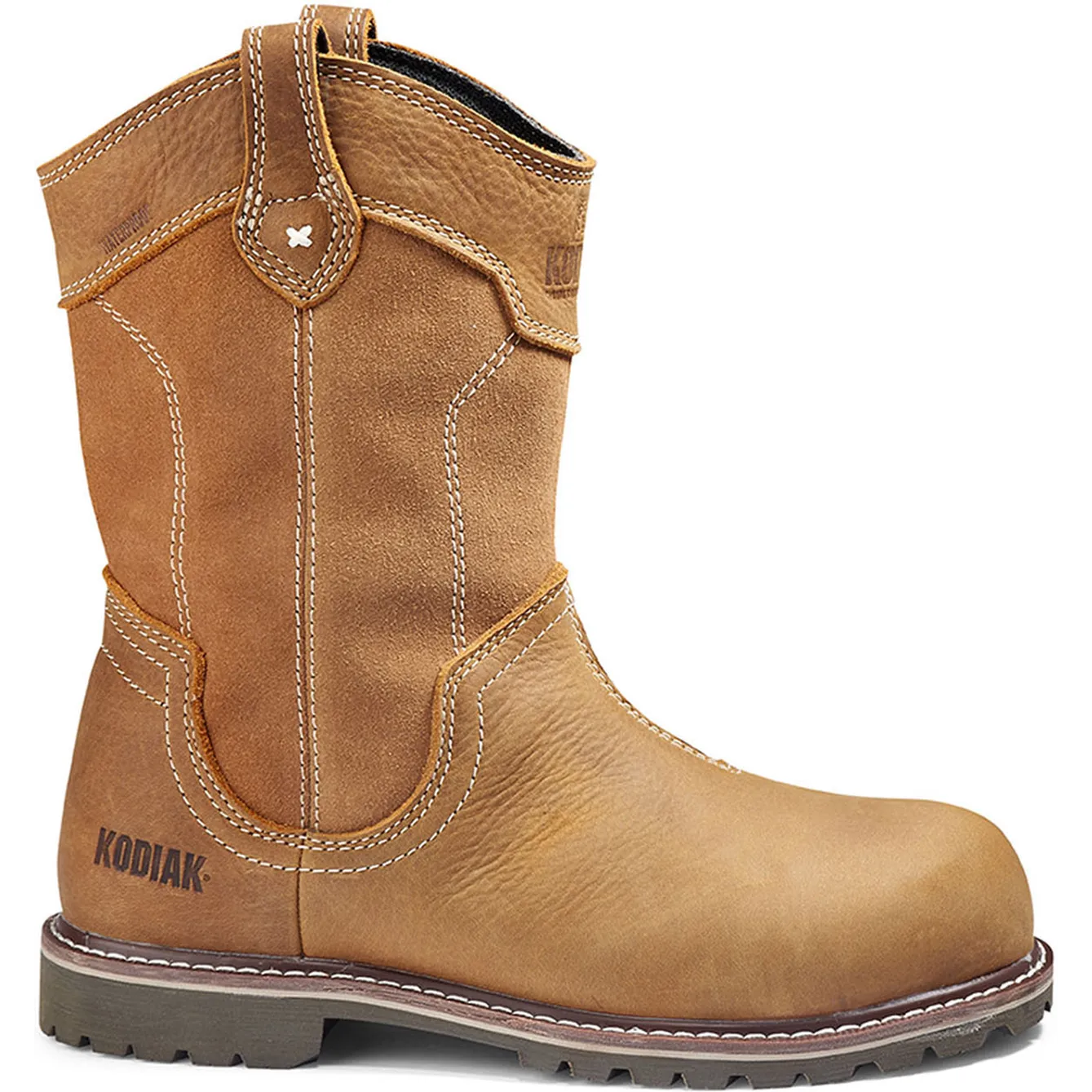 Kodiak Women's Bralorne Comp Toe WP Wellington Work Boot -Wheat- 8354WT