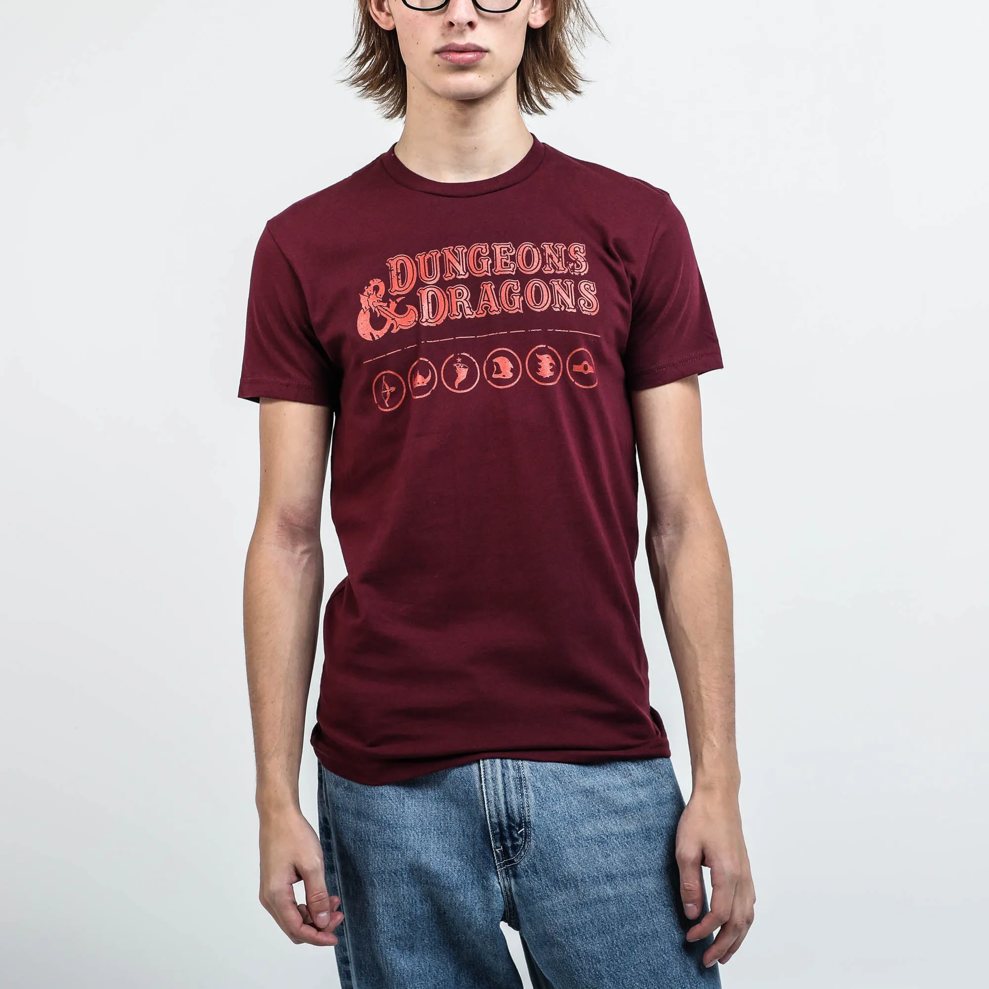 Logo & Character Maroon Tee