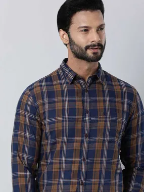 Men Checked Full Sleeve Cotton Shirt