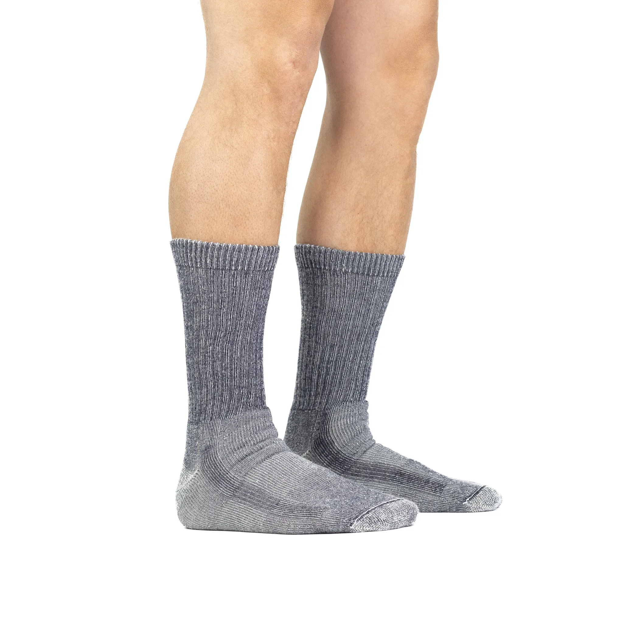 Men's Trail Pack Medium Weight Crew Hiking Sock - 2 Pack