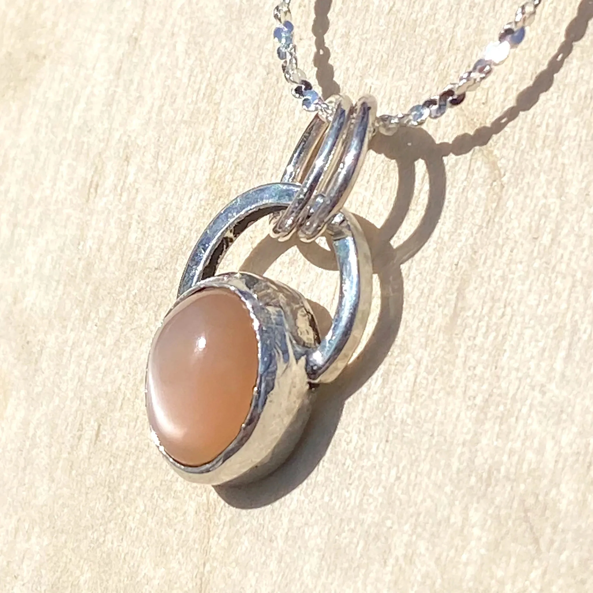 Moonstone Pendant Necklace