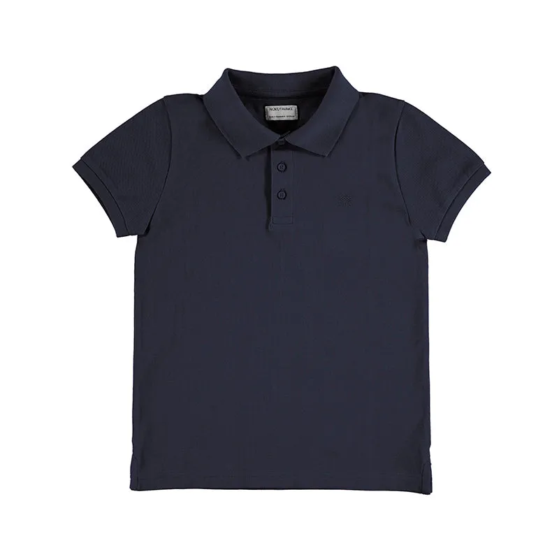 Nukutavake Basic Short Sleeve Polo _Navy 890-31