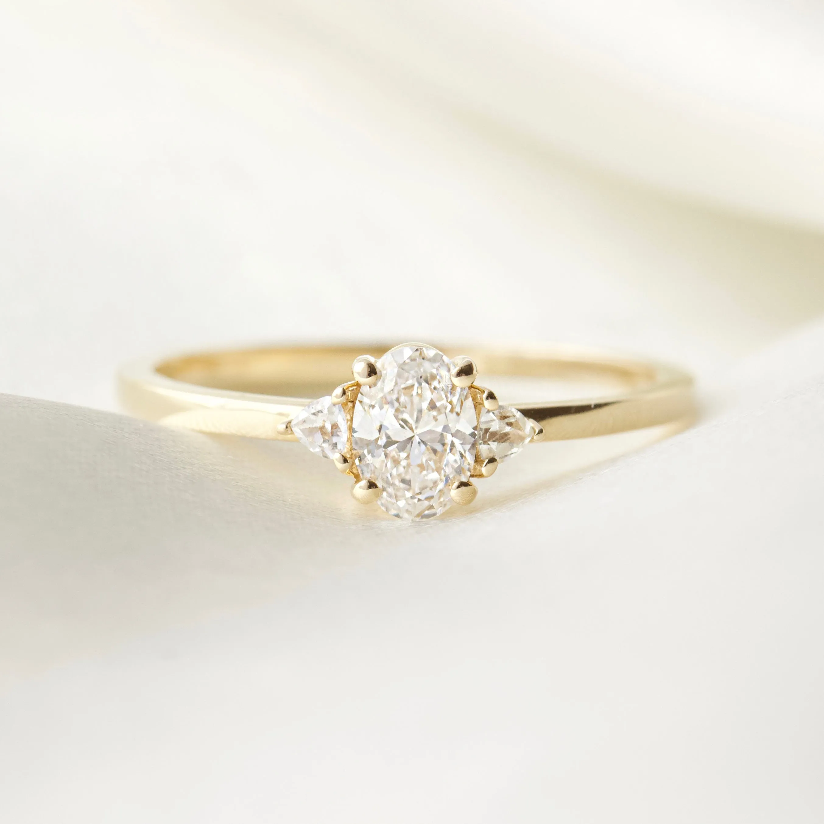 Paloma Lab Grown Diamond & White Sapphire Ring