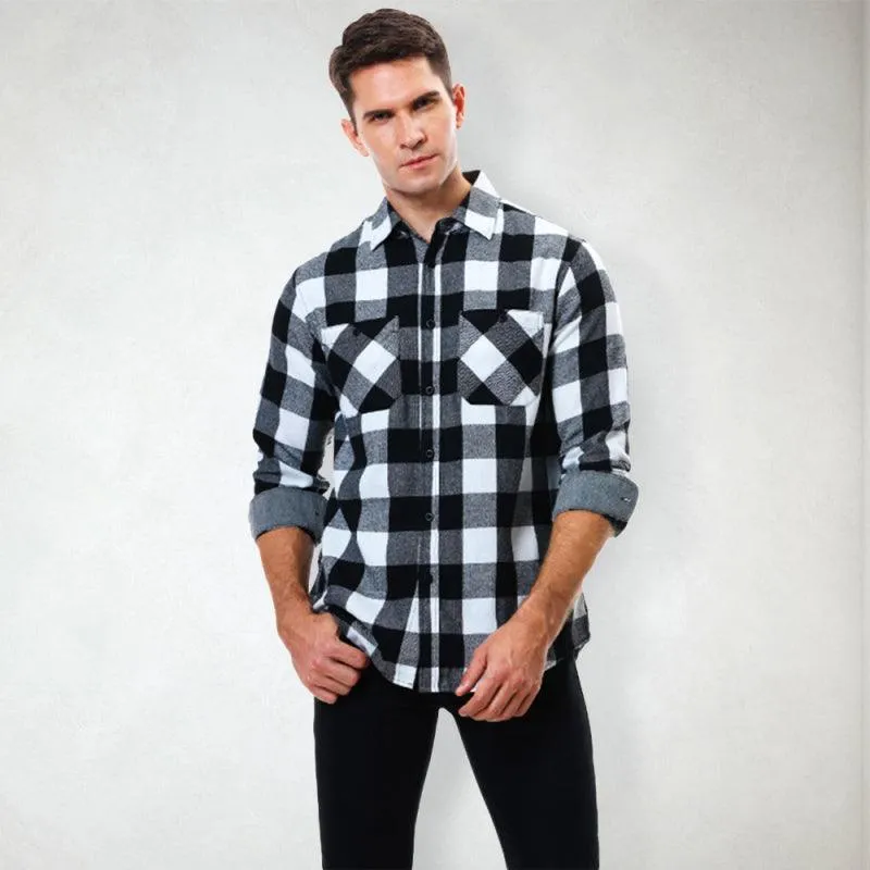 Plaid Checkered Shirt for Men