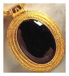 Prince Albert Onyx Necklace