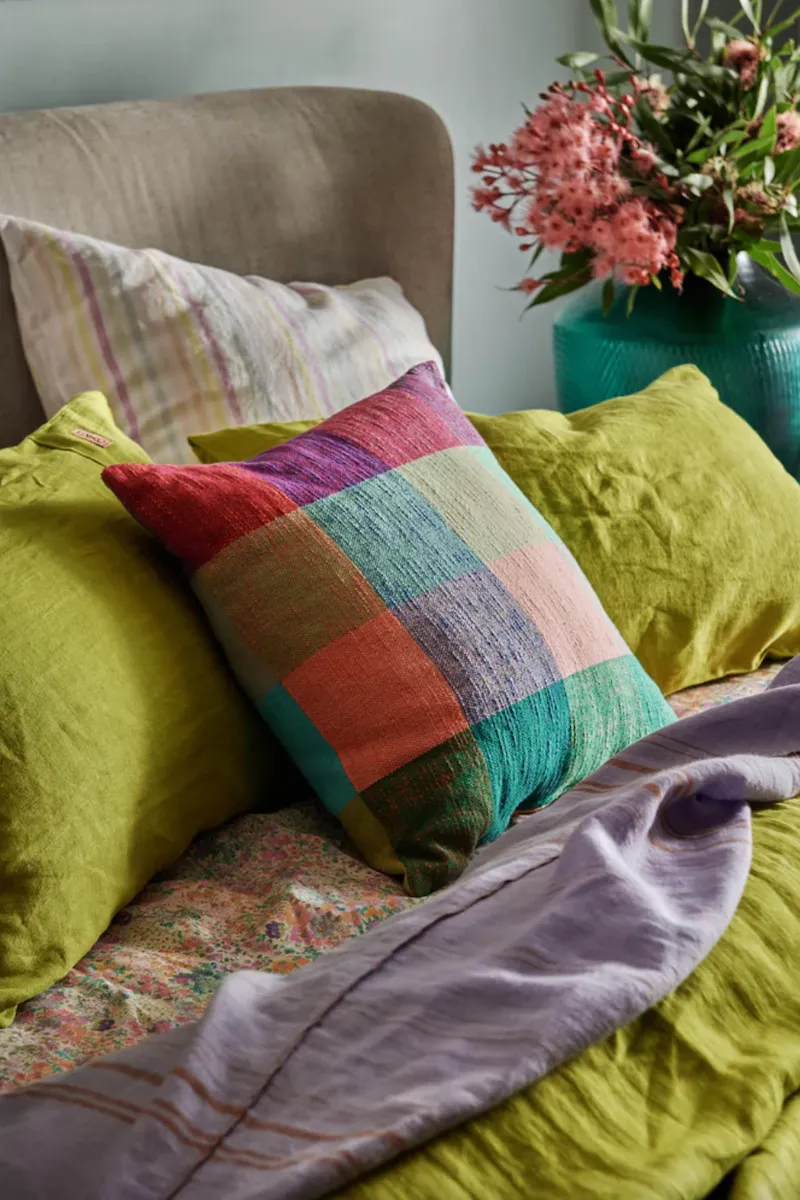 Rainbow Love Woven Cushion