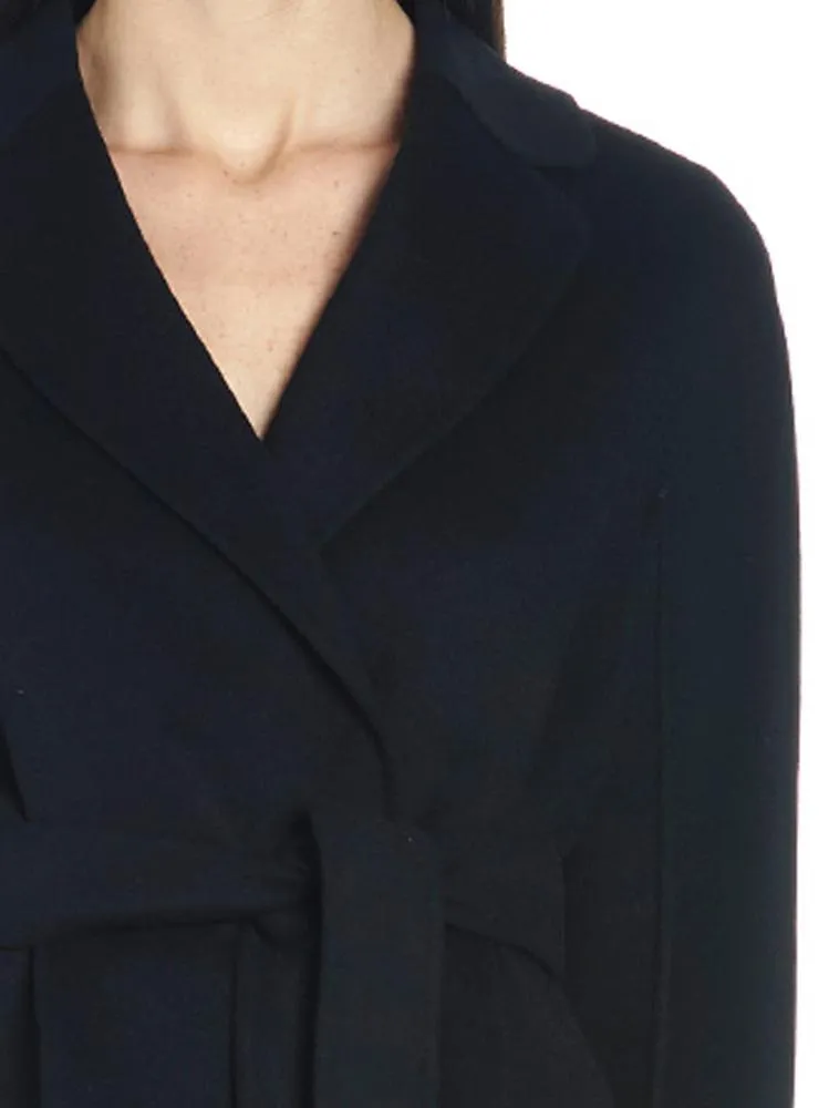 'S Max Mara Belted Fitted Coat