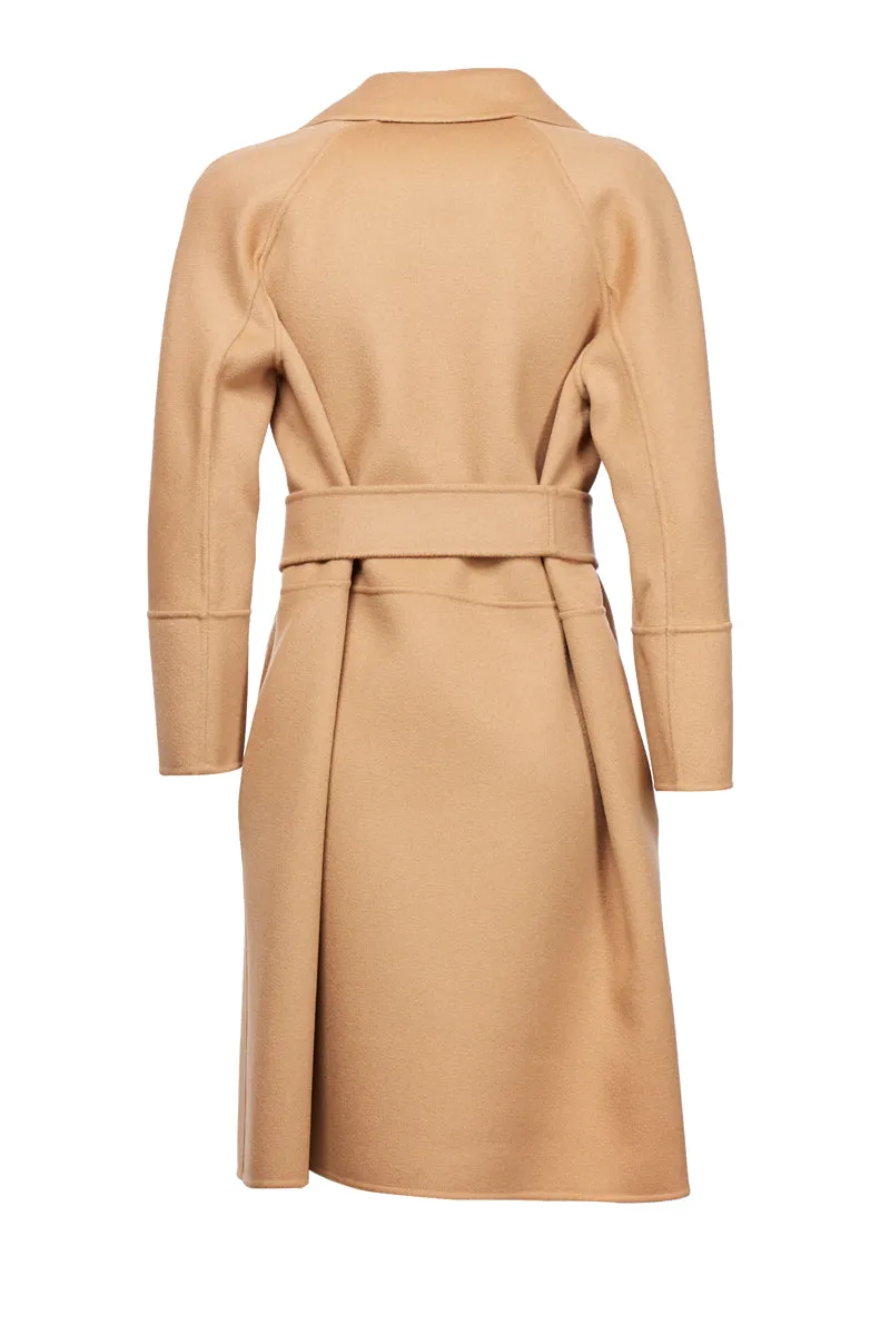 'S Max Mara Belted Long-Sleeved Coat