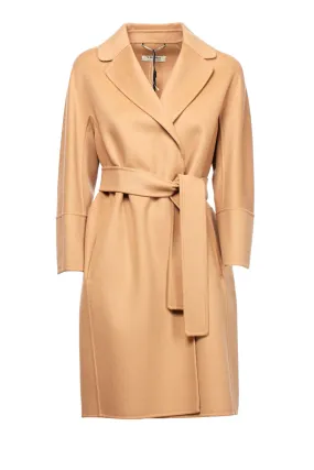 'S Max Mara Belted Long-Sleeved Coat