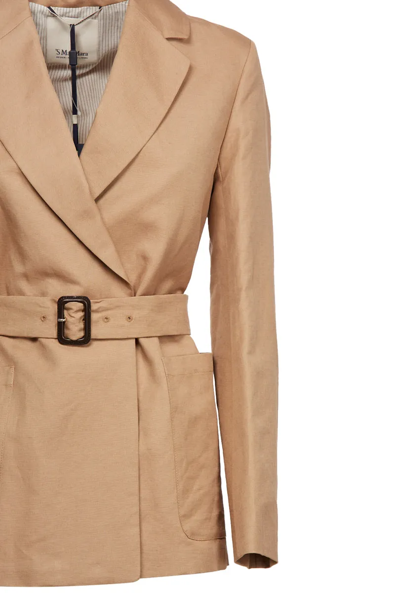 'S Max Mara Fiducia Belted Jacket