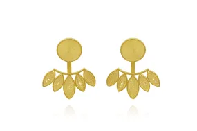 SILVIA EXTENSION SOLID GOLD 18k EARRINGS FILIGREE