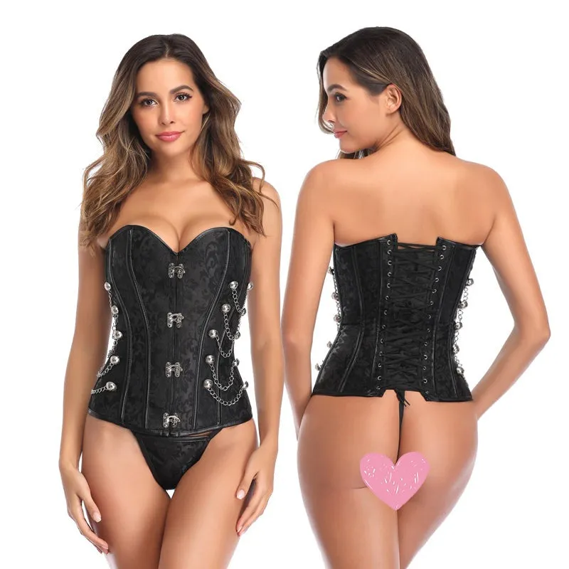 Strapless Waist Trainer Overbust Corselet