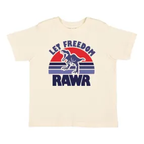 Sweet Wink Let Freedom Rawr S/S Tee - Natural