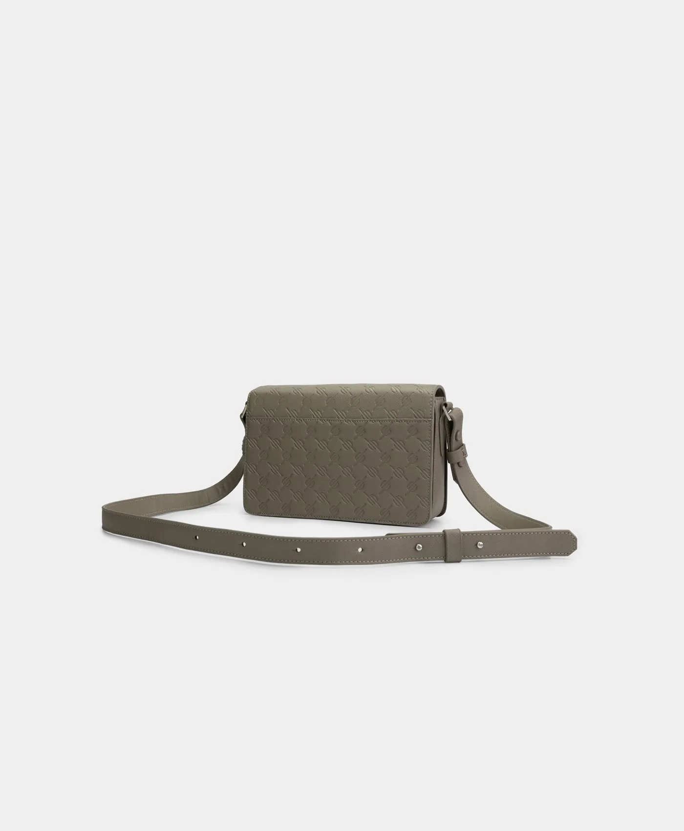 Taupe Grey Meru Monogram Bag