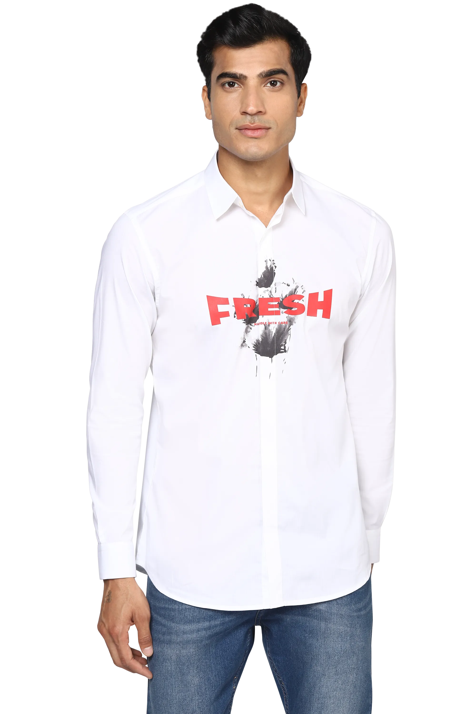 The Printed Cinematic Fresh Shirt in White