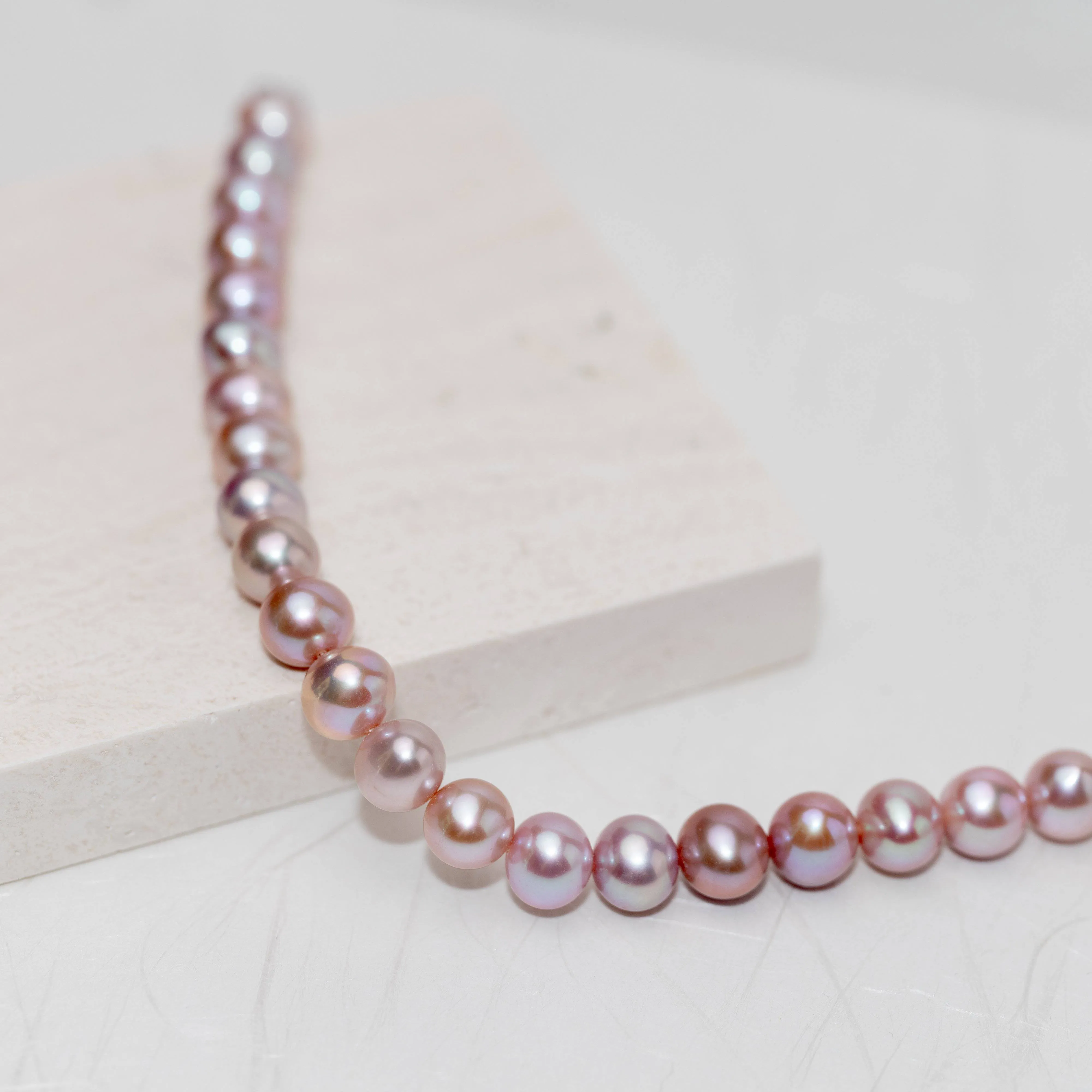 Top Grade Purple Freshwater Pearl Necklace WN00512