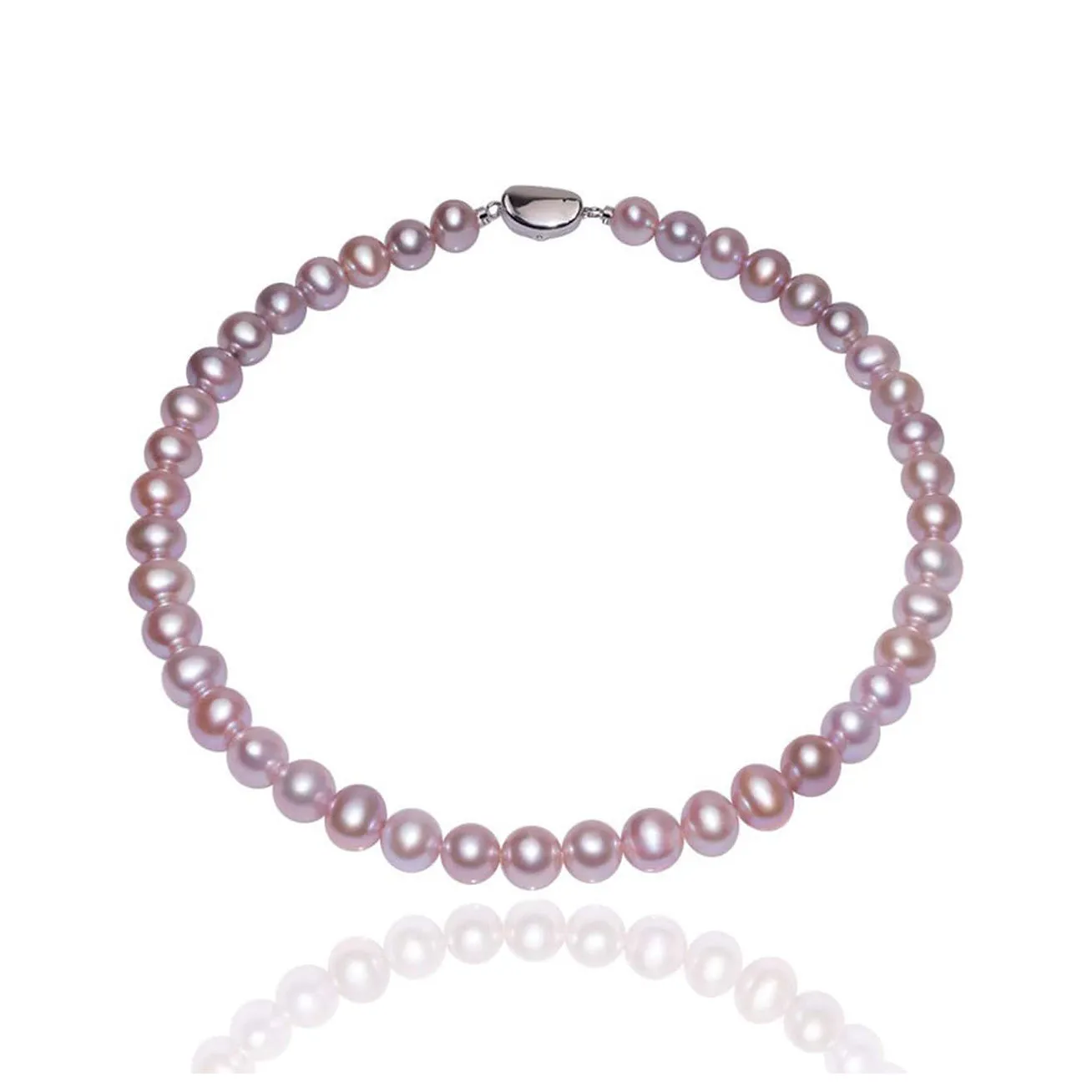 Top Grade Purple Freshwater Pearl Necklace WN00512