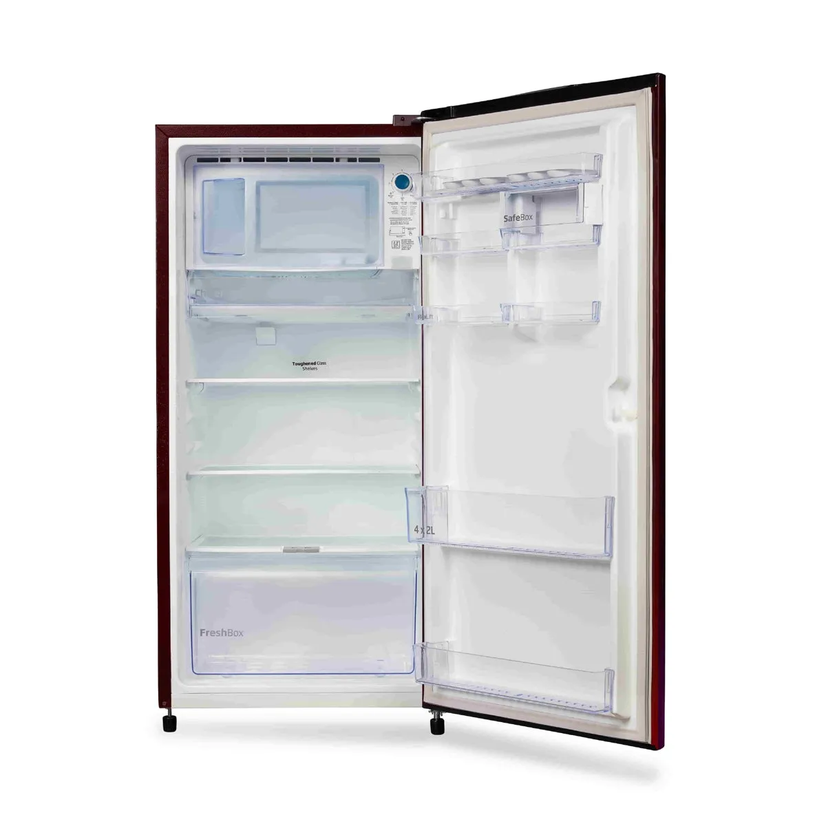 Voltas Beko 185 L, 4 Star, Single Door DC Refrigerator (Vivi Wine)