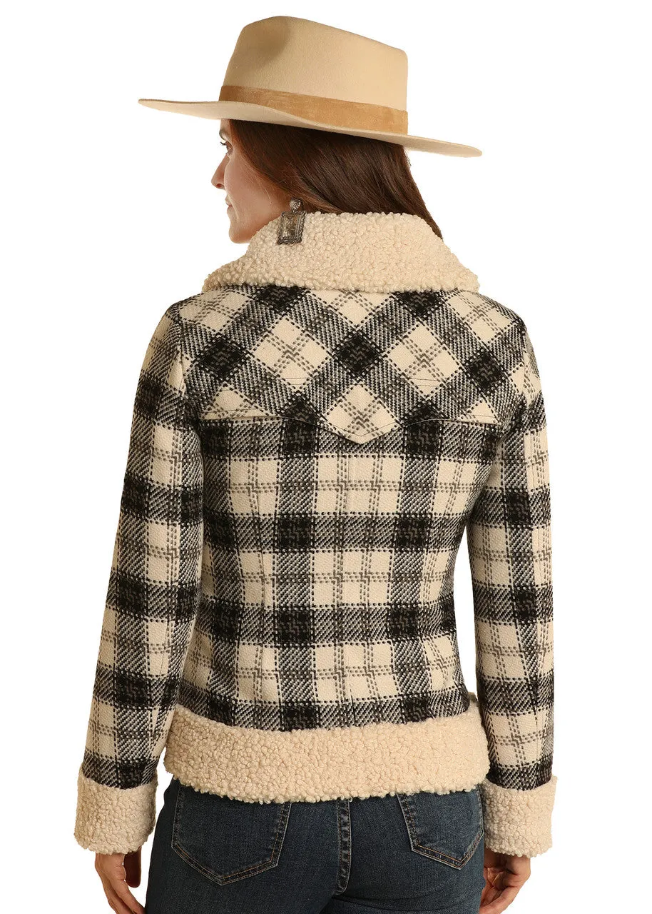 Women's Powder River Outfitters Berber Wool Natural Coat