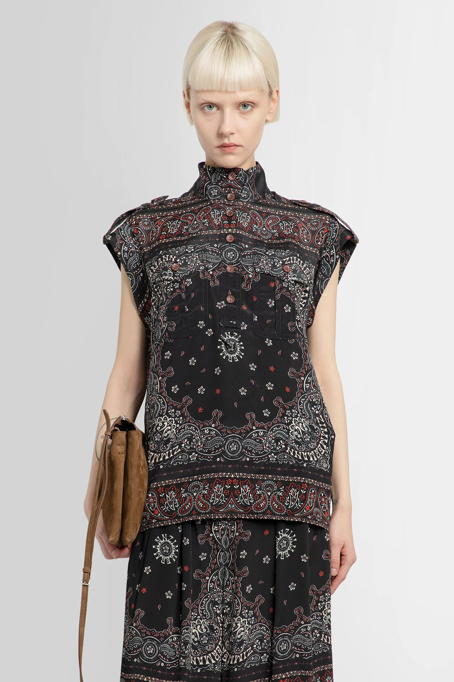 ZIMMERMANN WOMAN BLACK TOPS