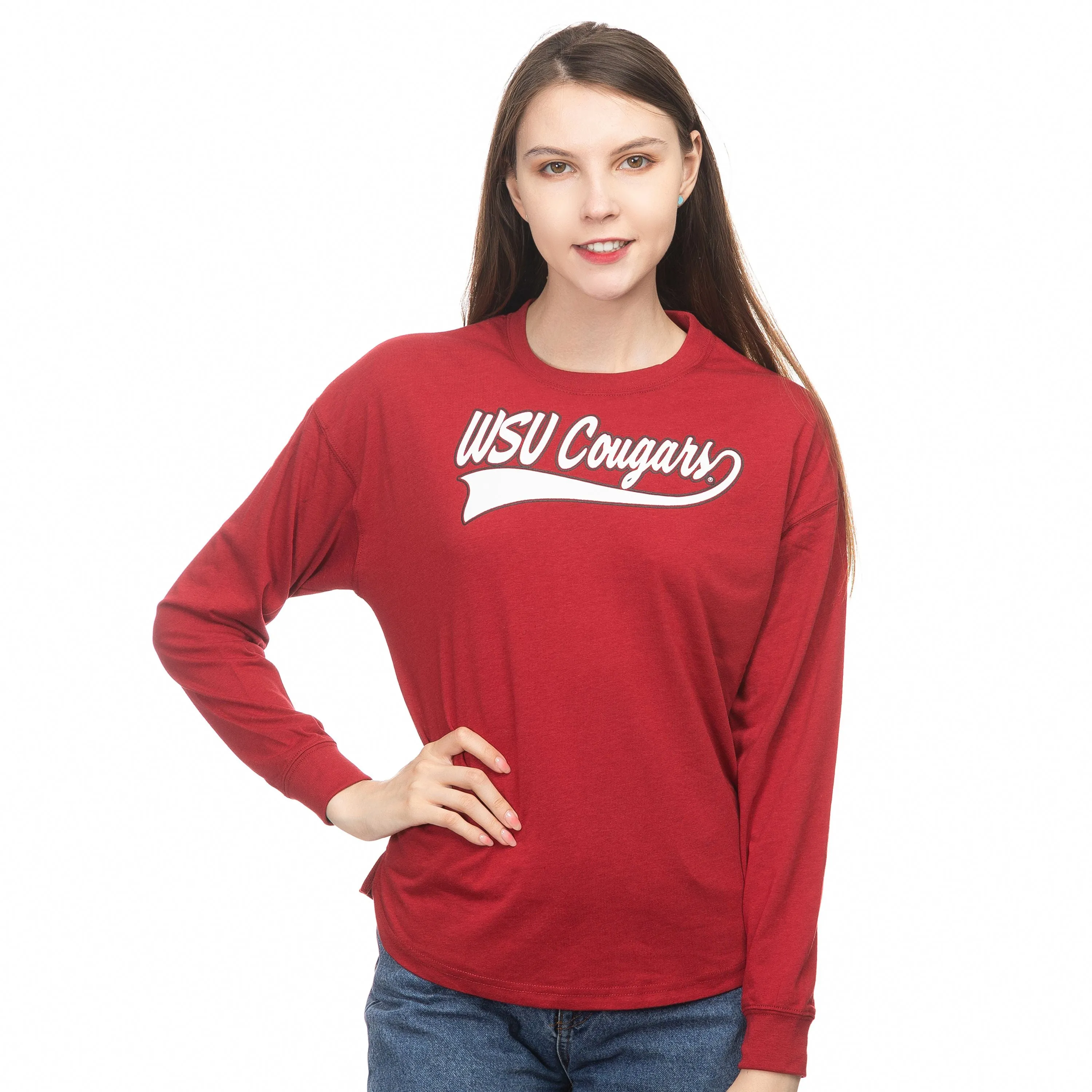 ZooZatz Womens Long Sleeve Cougars Tee